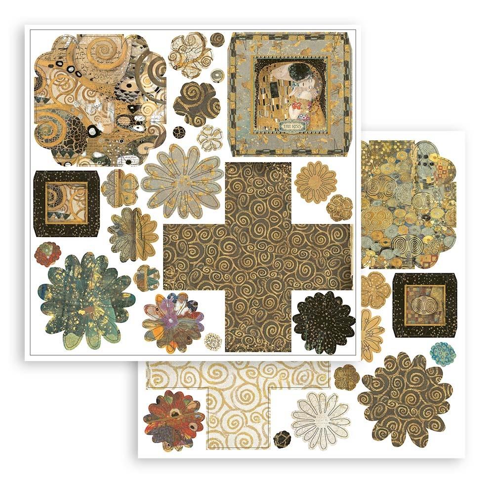 KLIMT COLLECTION 3D EXPLODING BOX PAPER KIT BY STAMPERIA