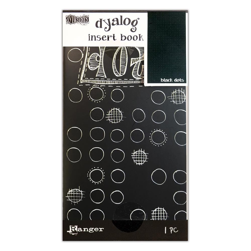 DYAN REAVELEY'S DYLUSIONS DYALOG INSERT BOOK - BLACK & DOTS