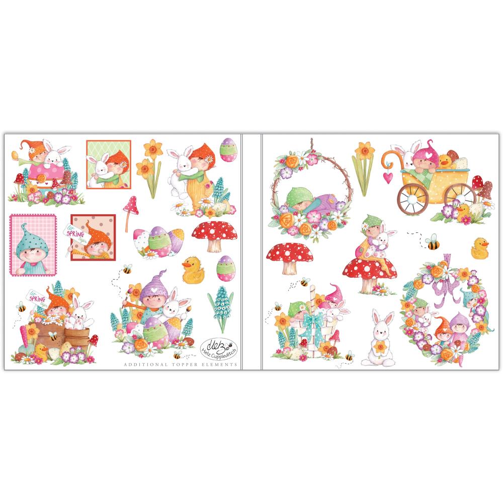 LET SPRING BEGIN 6 X 6 DOUBLE SIDED PAPER PAD BY CRAFT CONSORTIUM