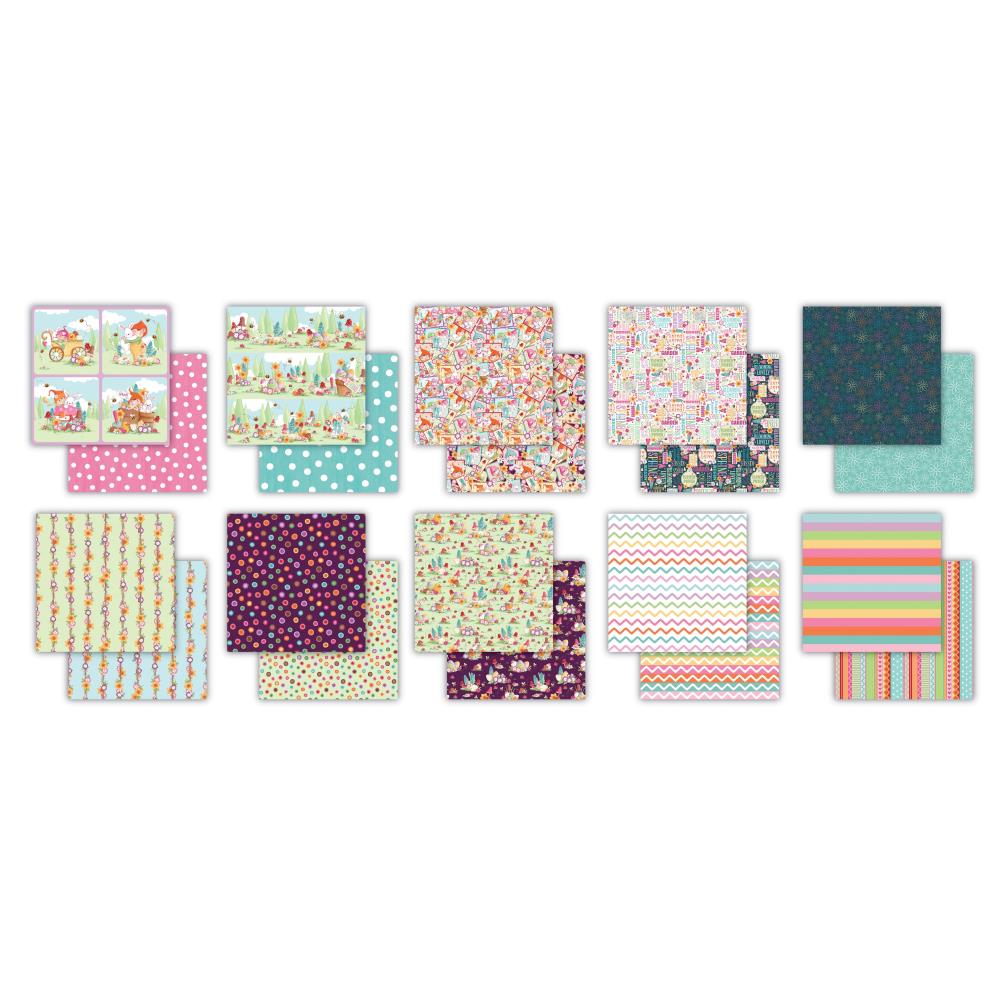 LET SPRING BEGIN 6 X 6 DOUBLE SIDED PAPER PAD BY CRAFT CONSORTIUM