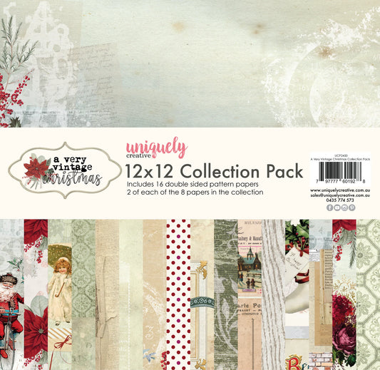 A VERY VINTAGE CHRISTMAS 12" x 12" PAPER COLLECTION PACK