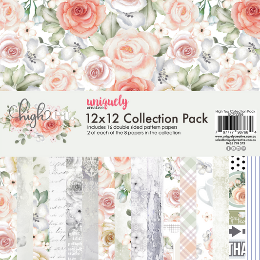 HIGH TEA 12" X 12" COLLECTION PACK BY UNIQUELY CREATIVE