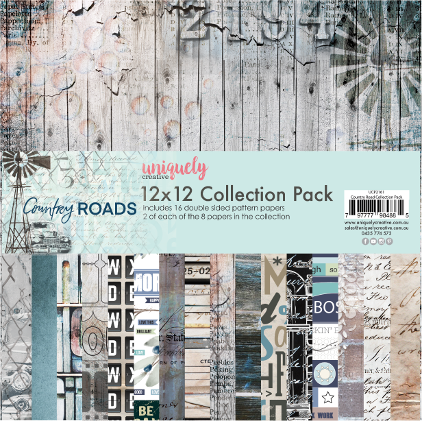 COUNTRY ROADS 12" x 12" COLLECTION PACK