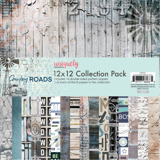 COUNTRY ROADS 12" x 12" COLLECTION PACK