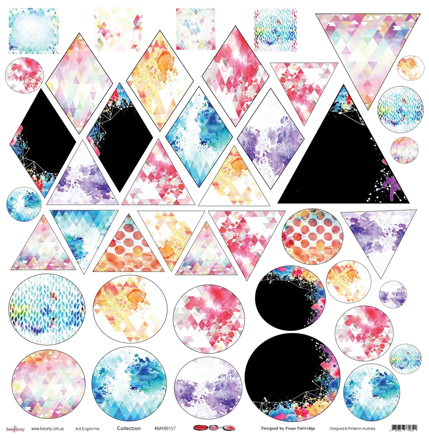 FEARLESS, BRAVE & FREE 12" X 12" COLLECTION PACK - BEE ARTY