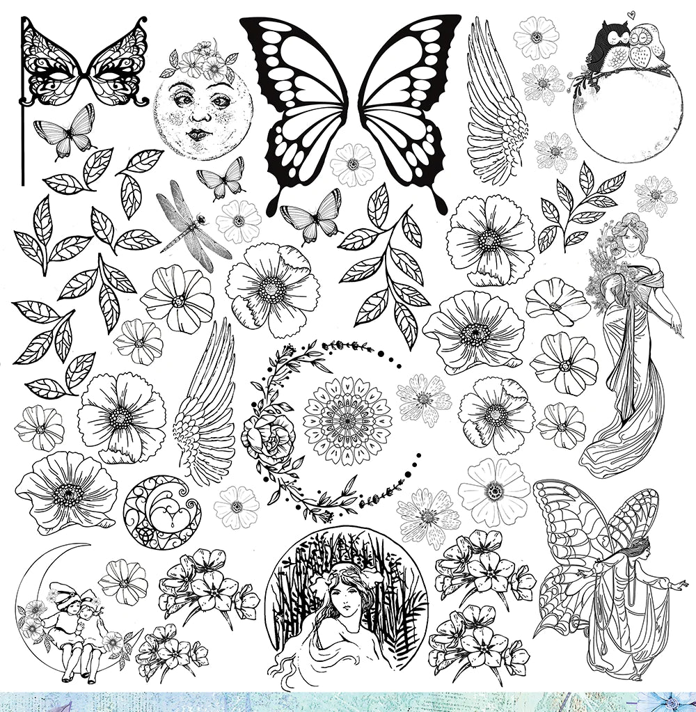MOONSHADOWS 12" X 12" COLLECTION PACK - BEE ARTY