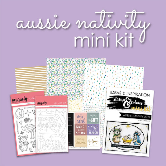 AUSSIE NATIVITY MINI KIT BY UNIQUELY CREATIVE