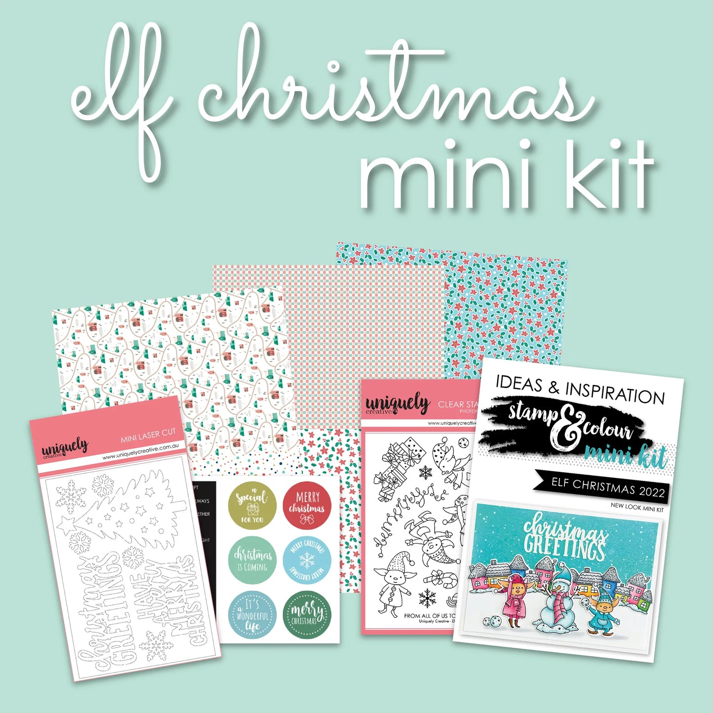 ELF CHRISTMAS MINI KIT BY UNIQUELY CREATIVE