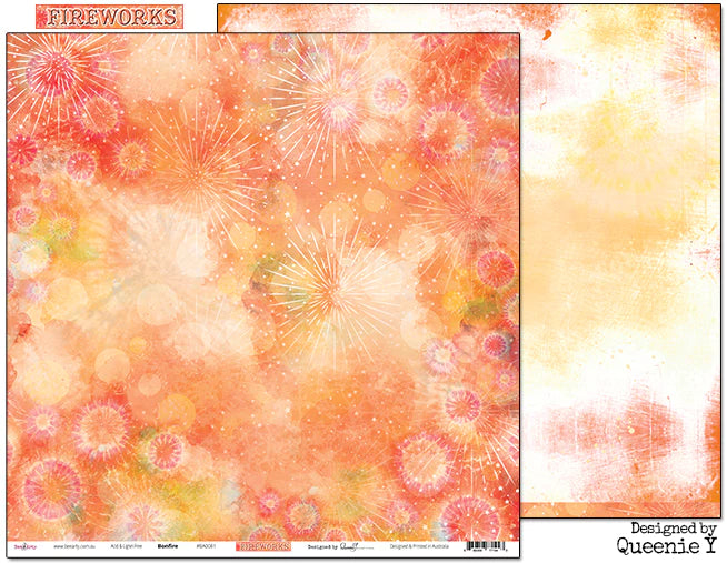 FIREWORKS 12" X 12" COLLECTION PACK - BEE ARTY