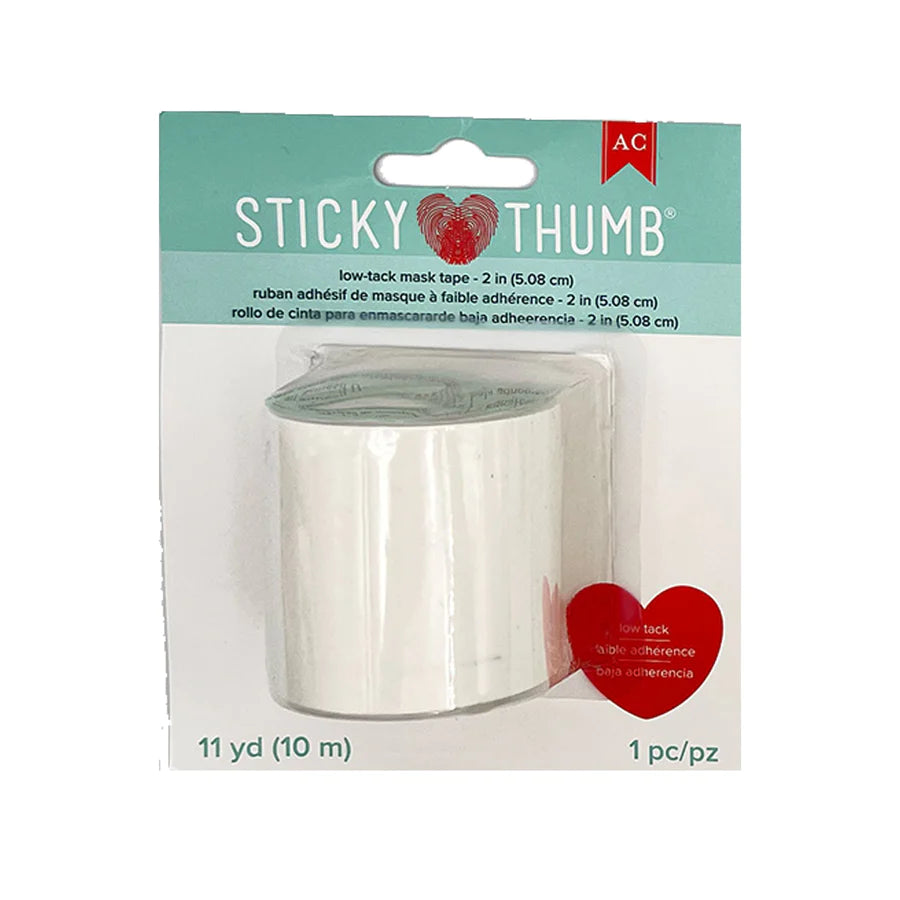 STICKY THUMB LOW TACK MASK TAPE 2" X 10M