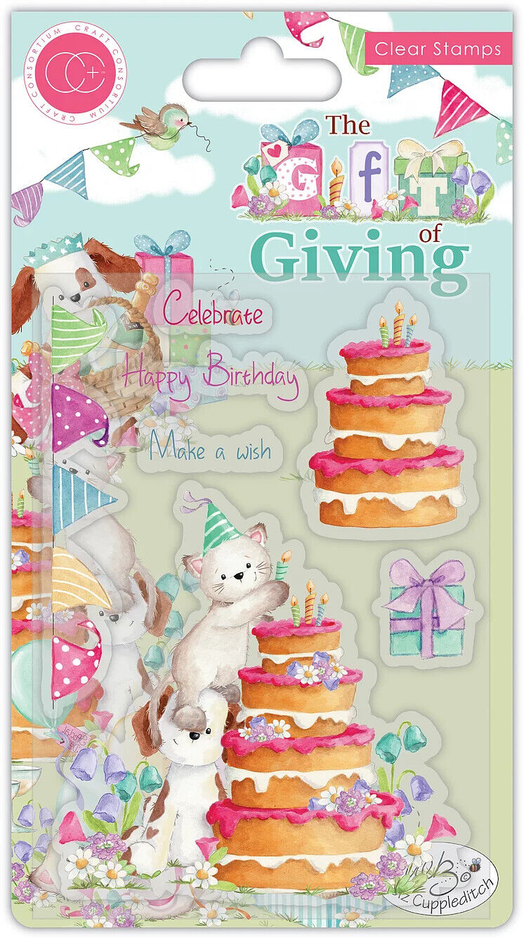 MAKE A WISH CLEAR STAMP SET BY CRAFT CONSORTIUM