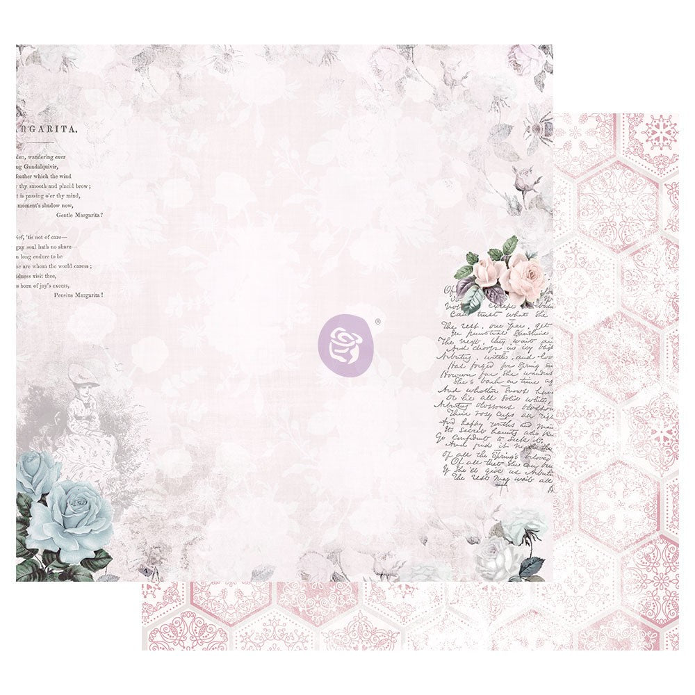 POETIC ROSE 6" X 6" PAPER PAD - PRIMA MARKETING