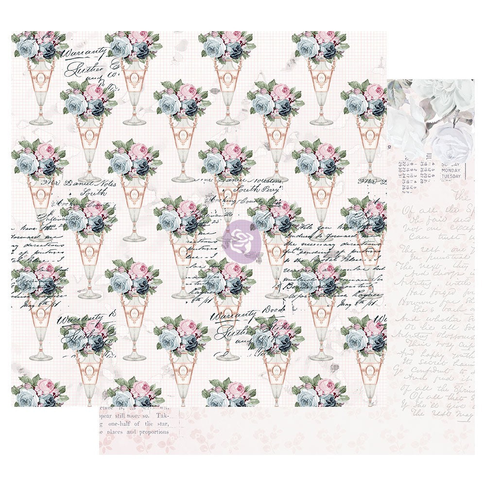 POETIC ROSE 6" X 6" MINI SET OF PAPERS - PRIMA MARKETING