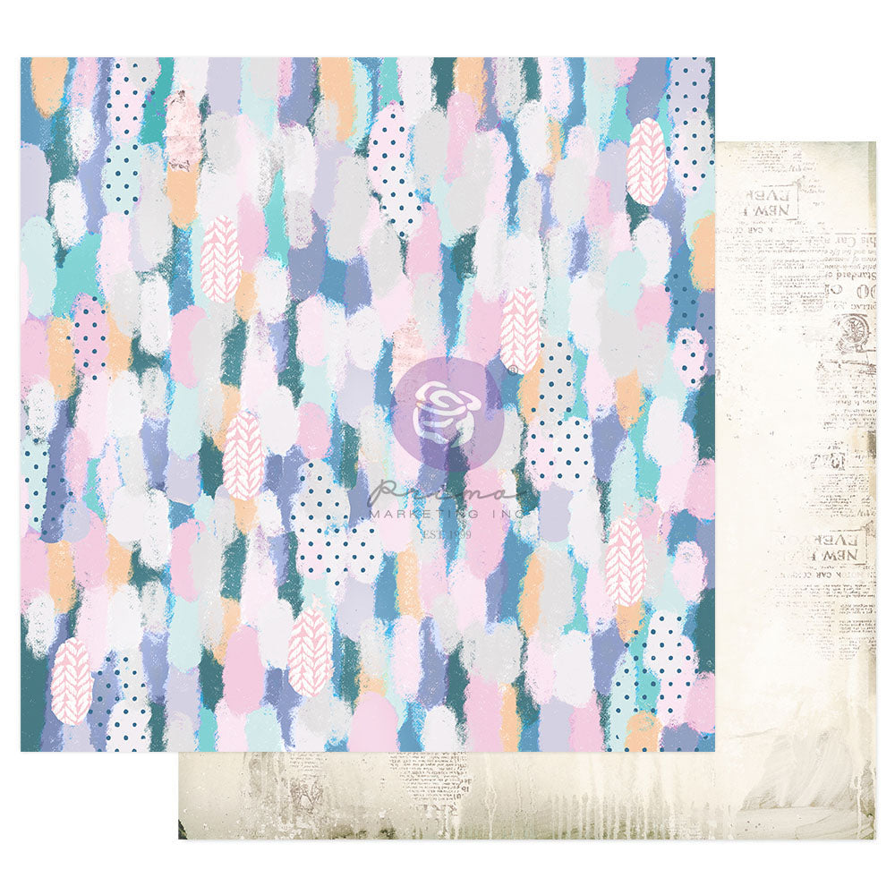 WATERCOLOR FLORAL 6" X 6" MINI SET OF PAPERS  - PRIMA MARKETING