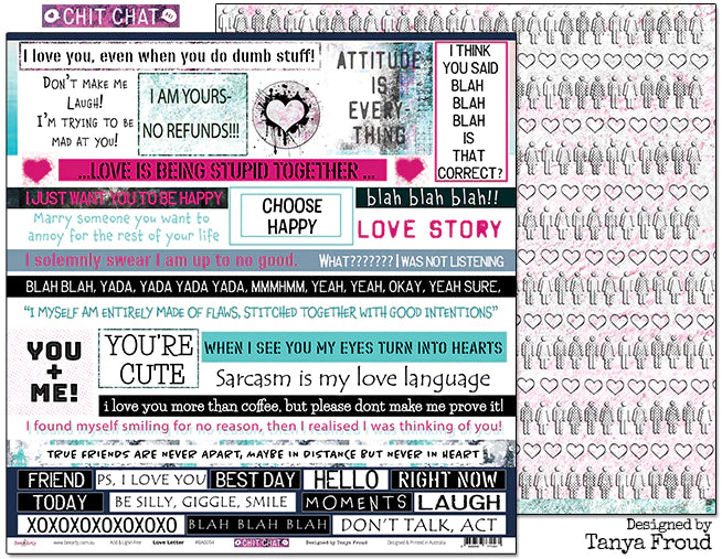 CHIT CHAT 12" X 12" COLLECTION PACK - BEE ARTY