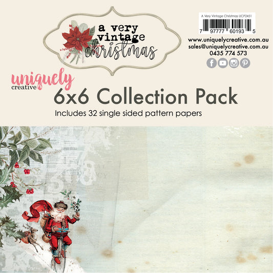 A VERY VINTAGE CHRISTMAS MINI 6" x 6" COLLECTION PACK