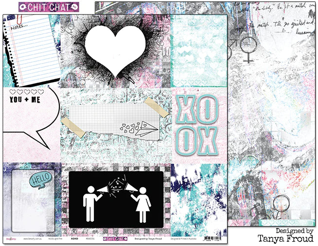 CHIT CHAT 12" X 12" COLLECTION PACK - BEE ARTY