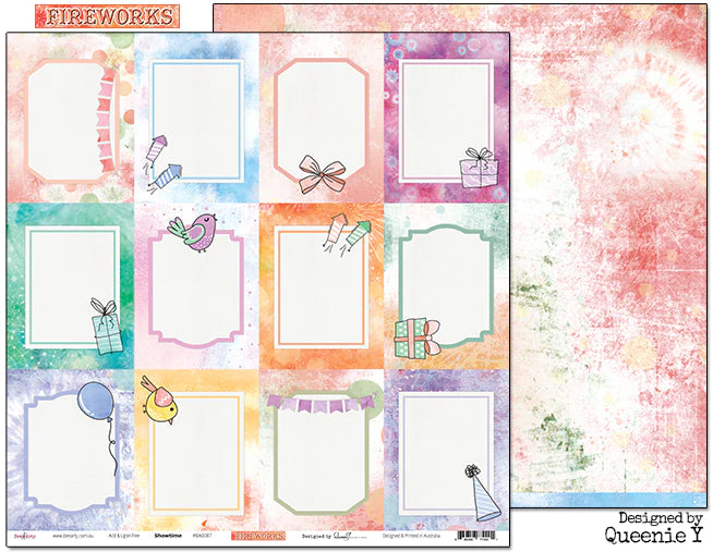 FIREWORKS 12" X 12" COLLECTION PACK - BEE ARTY