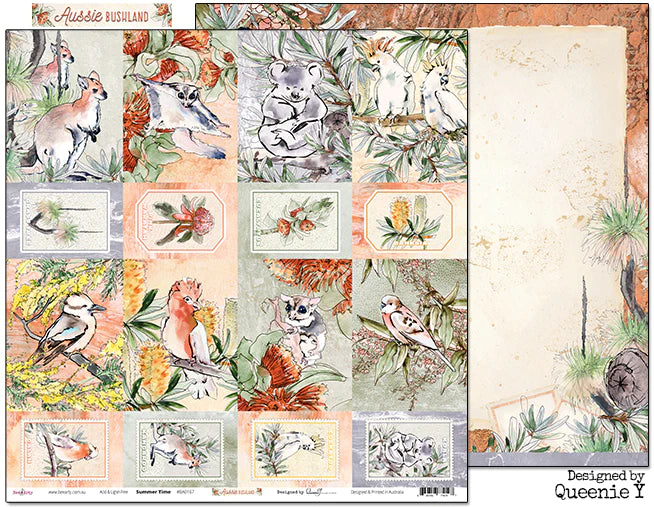 AUSSIE BUSHLAND 12" X 12" COLLECTION PACK - BEE ARTY