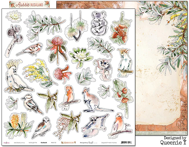 AUSSIE BUSHLAND 12" X 12" COLLECTION PACK - BEE ARTY