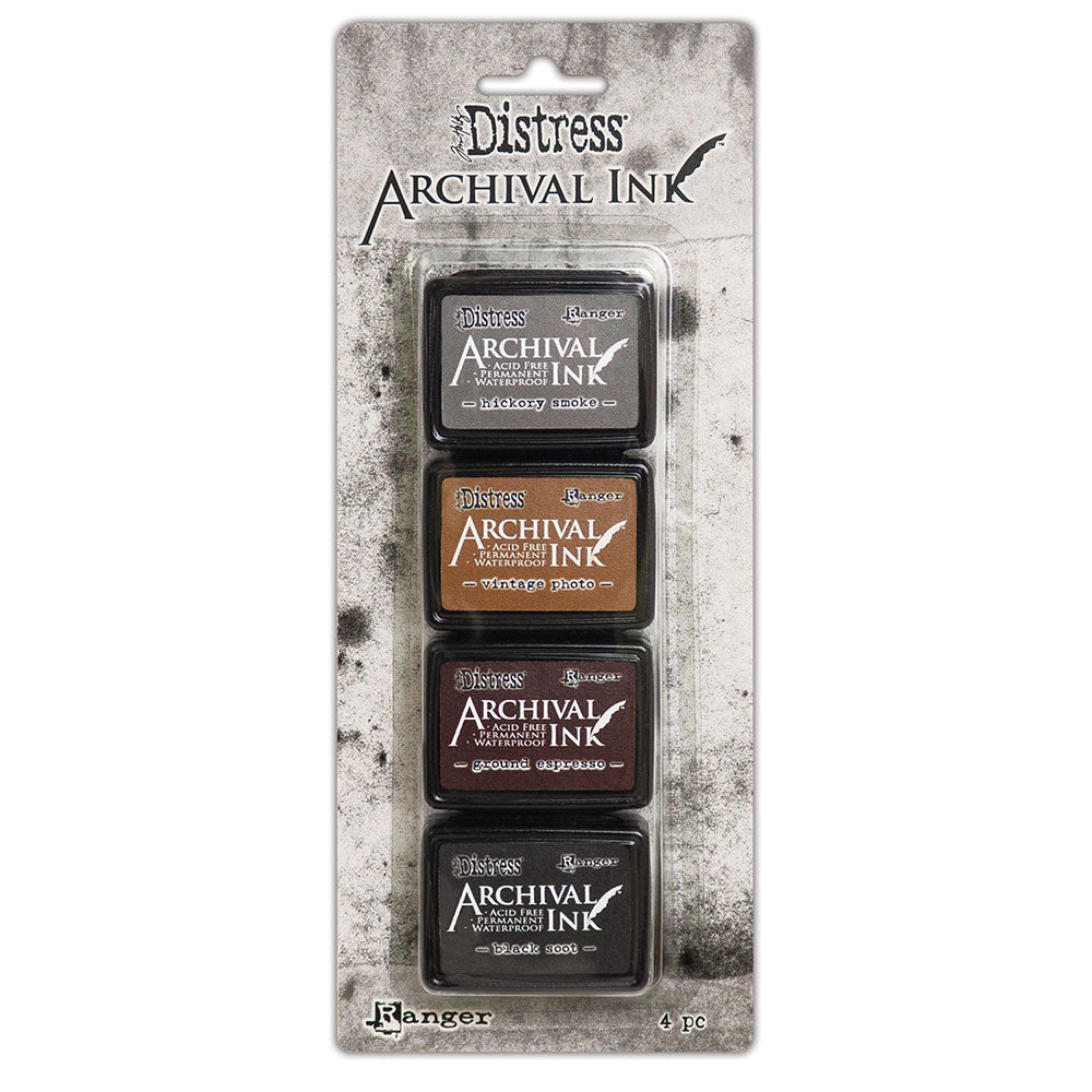 ARCHIVAL DISTRESS INK PADS MINI - KIT #3 - TIM HOLTZ/RANGER