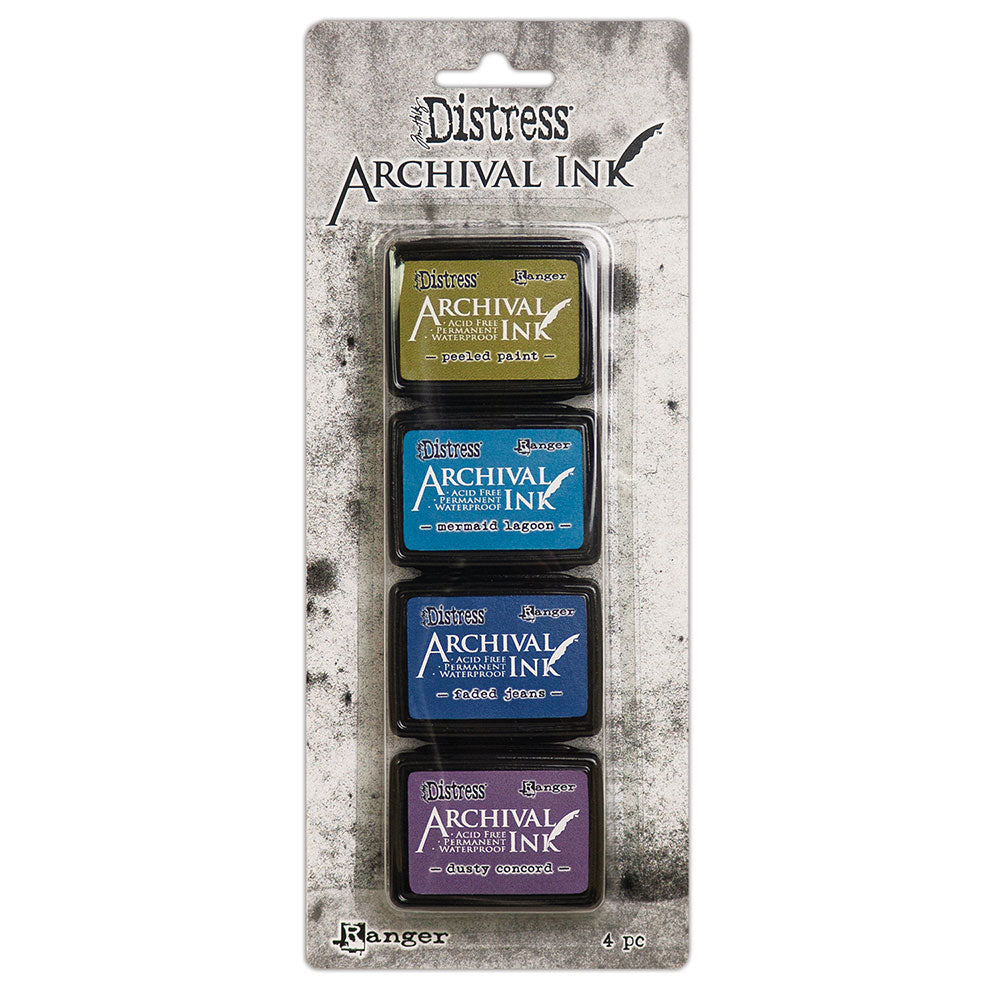 ARCHIVAL DISTRESS INK PADS MINI - KIT #2 - TIM HOLTZ/RANGER