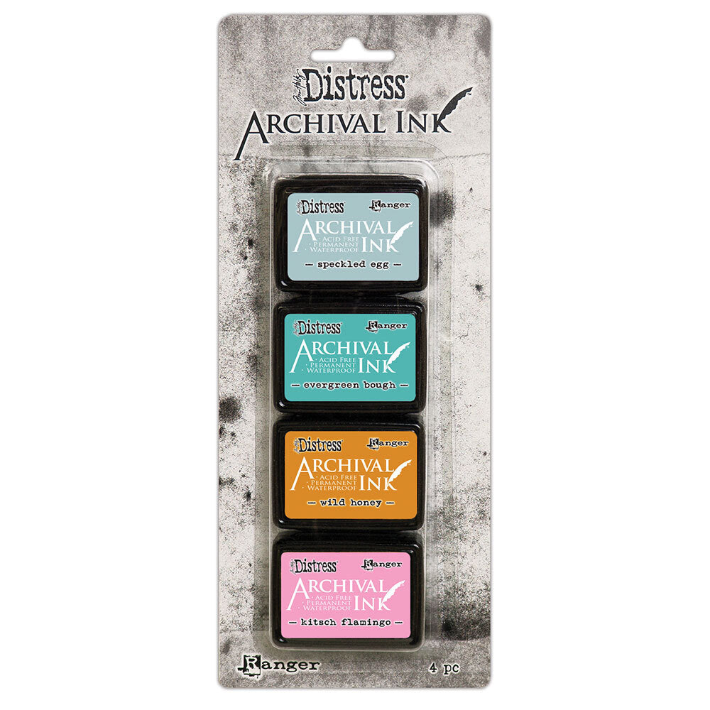 ARCHIVAL DISTRESS INK PADS MINI - KIT #4 - TIM HOLTZ/RANGER