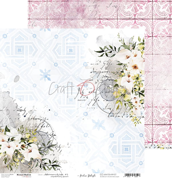 AFTERNOON WALK 12" X 12" SET OF PAPERS - CRAFT O'CLOCK