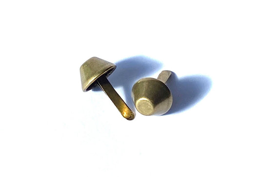 12MM BRONZE TRUNCATED CONE BRADS/BOX FEET