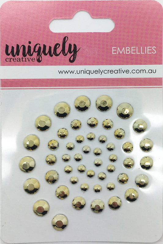 GOLD RHINESTONES
