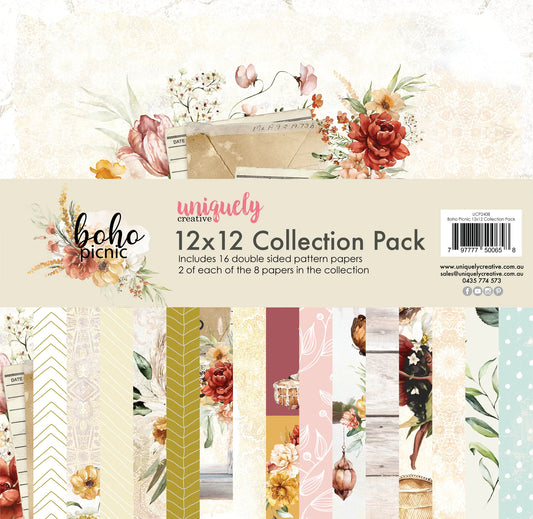 BOHO PICNIC 12" x 12" PAPER COLLECTION PACK