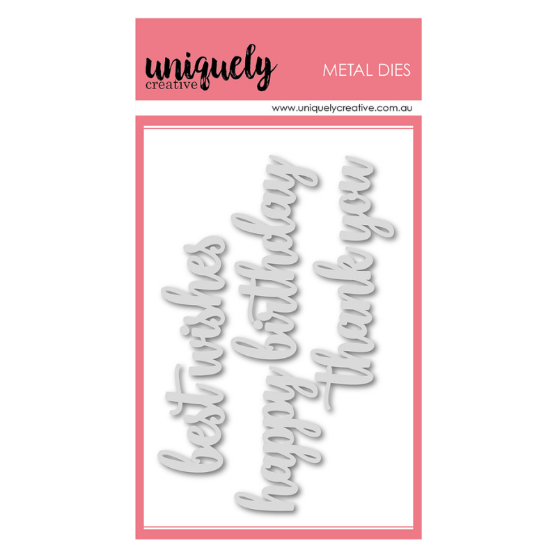 BRUSH SCRIPT SENTIMENTS DIE