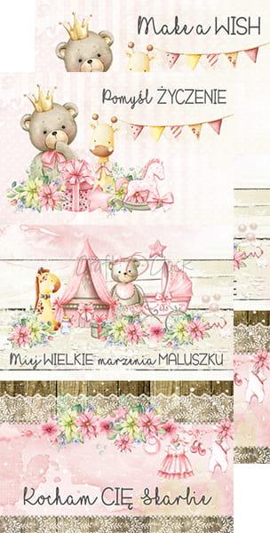 HELLO LITTLE GIRL ALBUM/JOURNAL EXTRAS SET BY CRAFT O'CLOCK