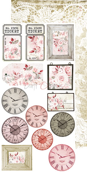 A CORDIAL INVITATION ALBUM/JOURNAL EXTRAS SET BY CRAFT O'CLOCK