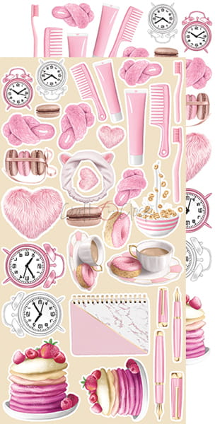 CHARMING EXTRAS - BEAUTY EXTRAS SET BY CRAFT O'CLOCK