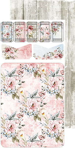 FLOWER FIESTA ALBUM/JOURNAL EXTRAS SET BY CRAFT O'CLOCK