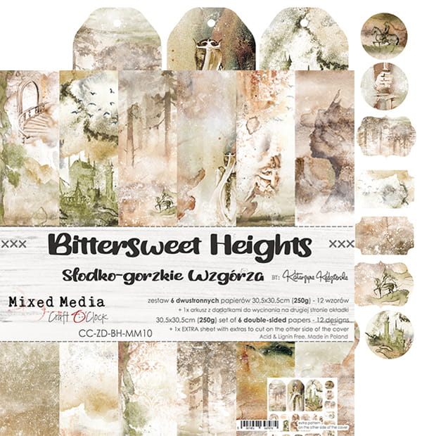 BITTERSWEET HEIGHTS 12" X 12" SET OF PAPERS