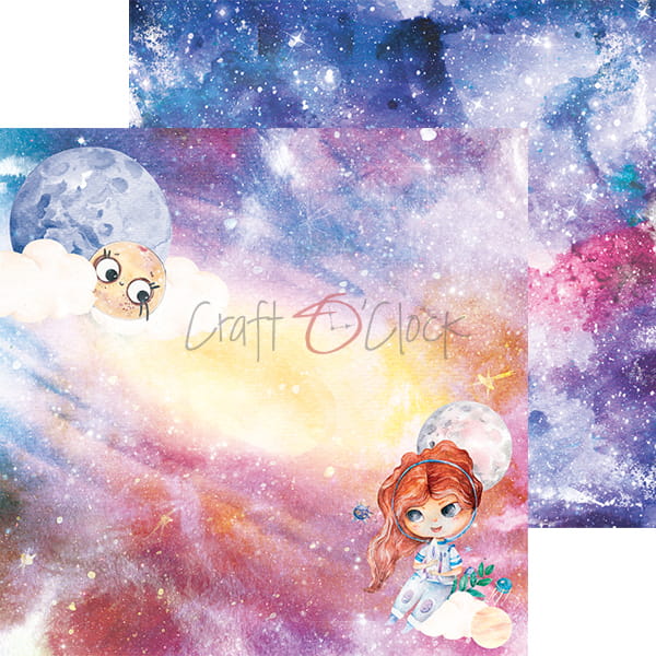 COSMIC ADVENTURES 8" X 8" MINI SET OF PAPERS