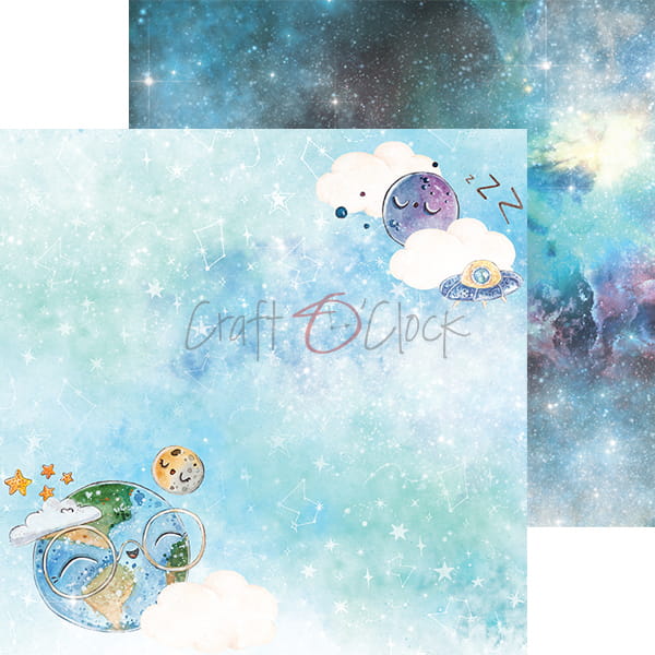 COSMIC ADVENTURES 8" X 8" MINI SET OF PAPERS