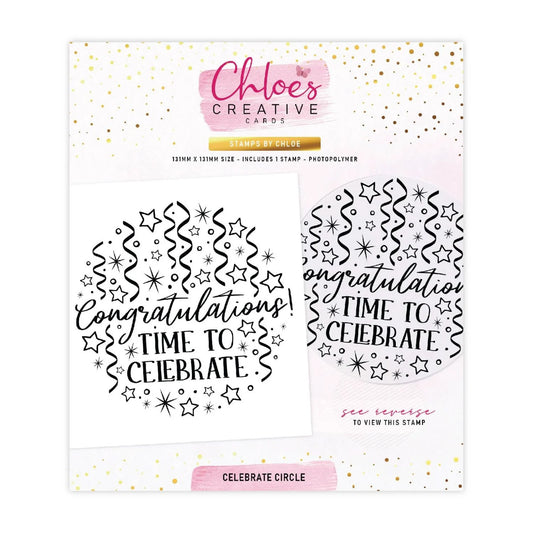 CHLOES CREATIVE CARDS CELEBRATE CIRCLE STAMP SET