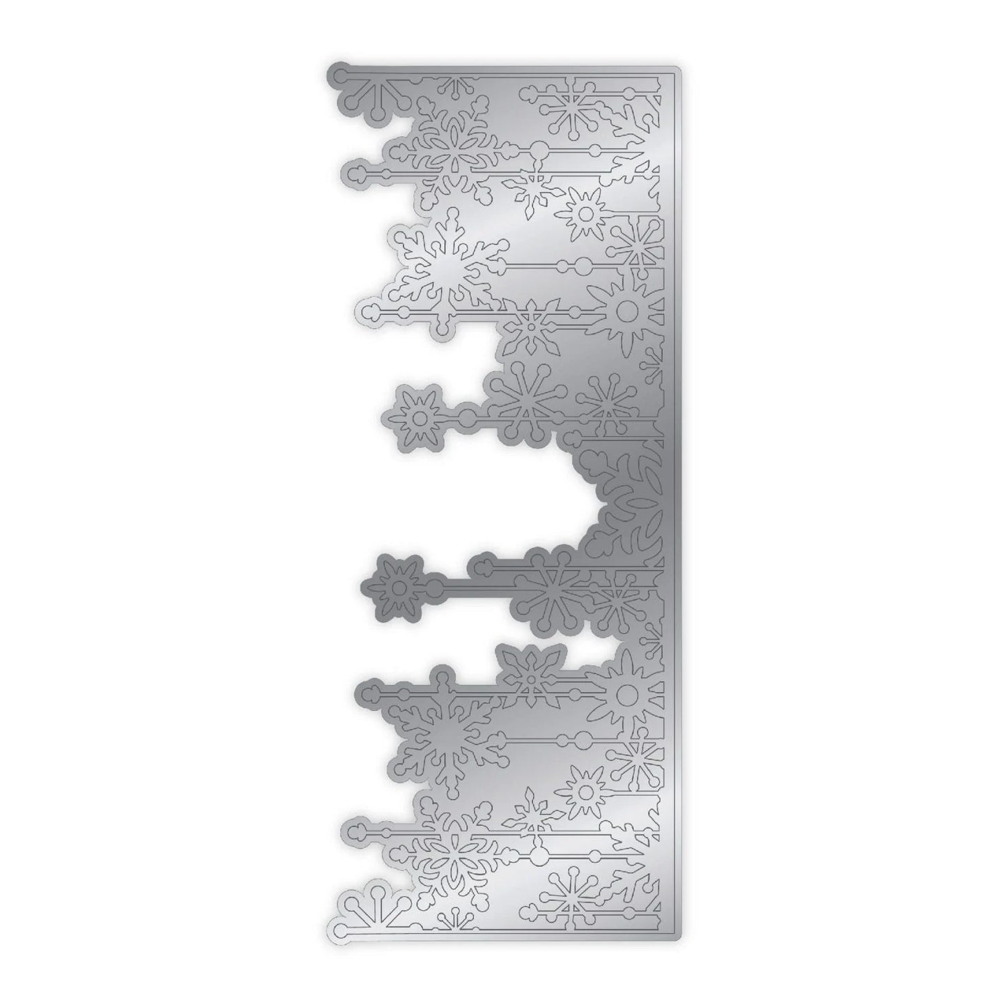 CHLOES CREATIVE CARDS METAL DIE - CRYSTAL SNOWFLAKE BORDER