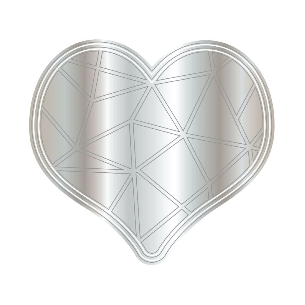 CHLOES CREATIVE CARDS METAL DIE SET - GEOMETRIC HEART