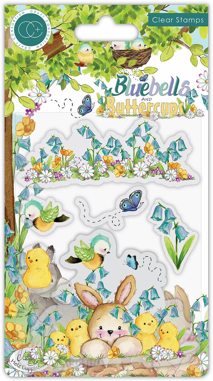 CHICKS CLEAR STAMP SET BY CRAFT CONSORTIUM