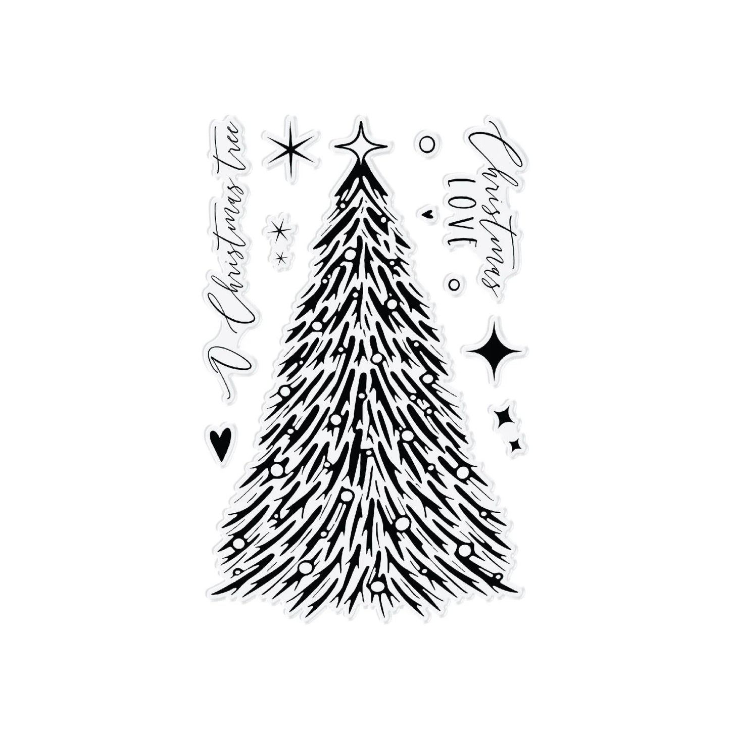 CHLOES CREATIVE CARDS DIE & STAMP SET - O CHRISTMAS TREE