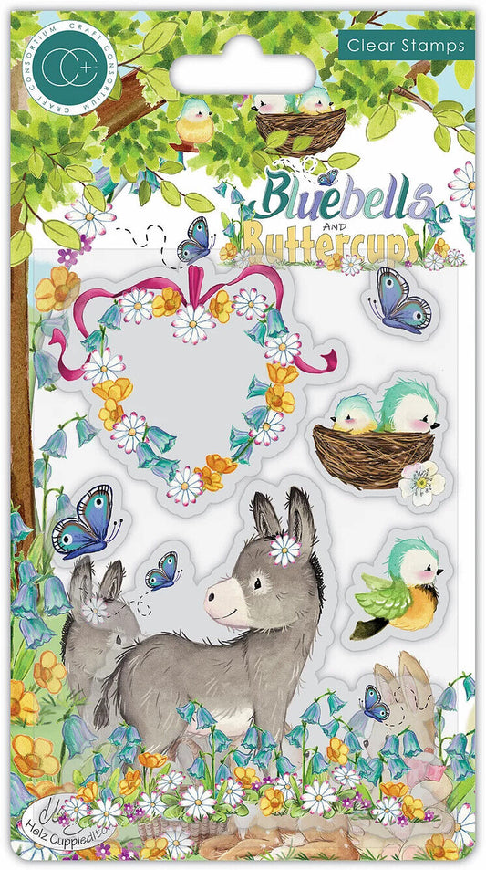 DONKEY CLEAR STAMP SET BY CRAFT CONSORTIUM