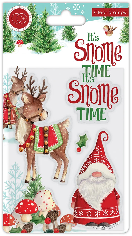 IT'S SNOME TIME CLEAR STAMP SET BY CRAFT CONSORTIUM