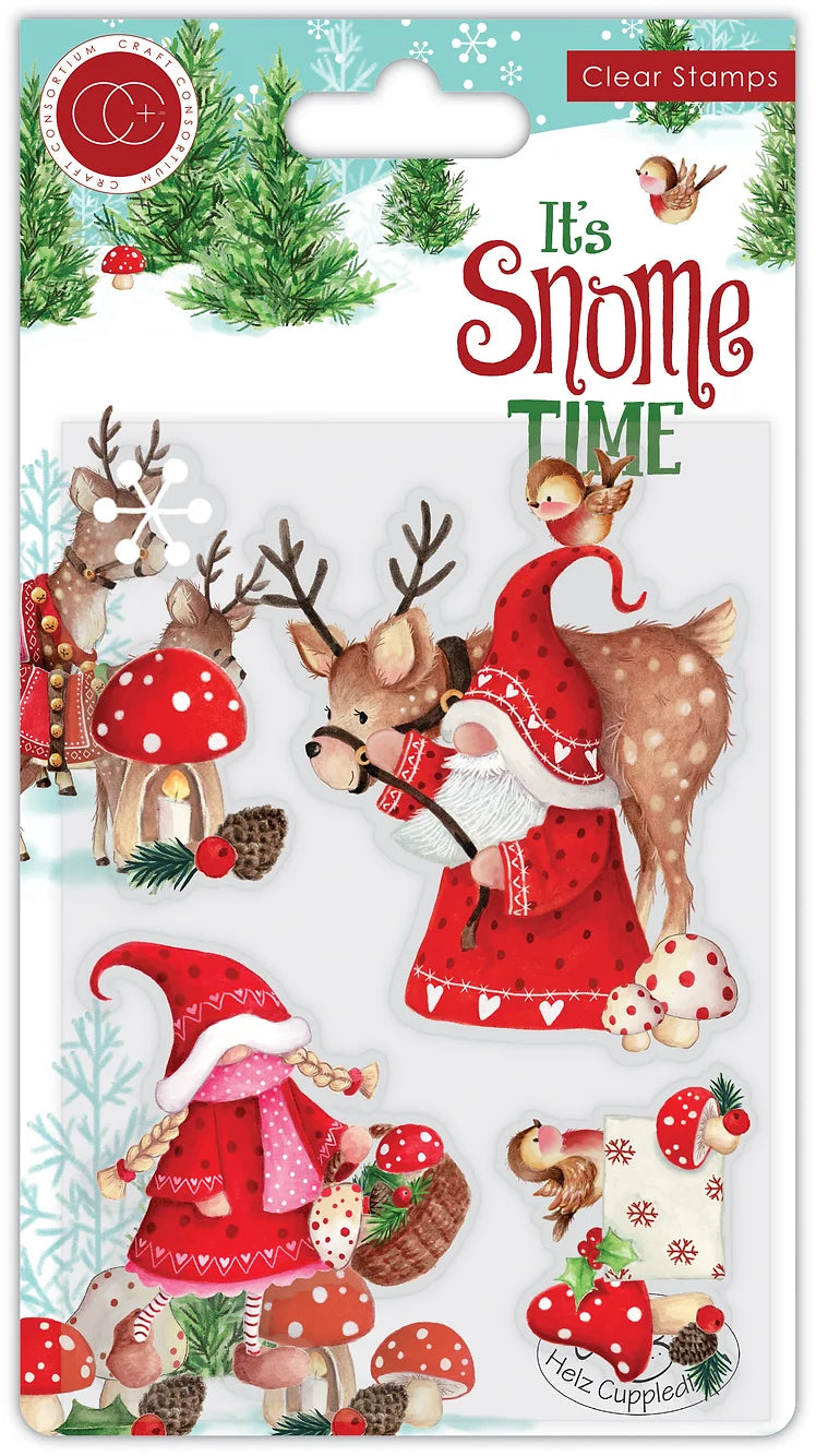 MR & MRS SNOME CLEAR STAMP SET BY CRAFT CONSORTIUM