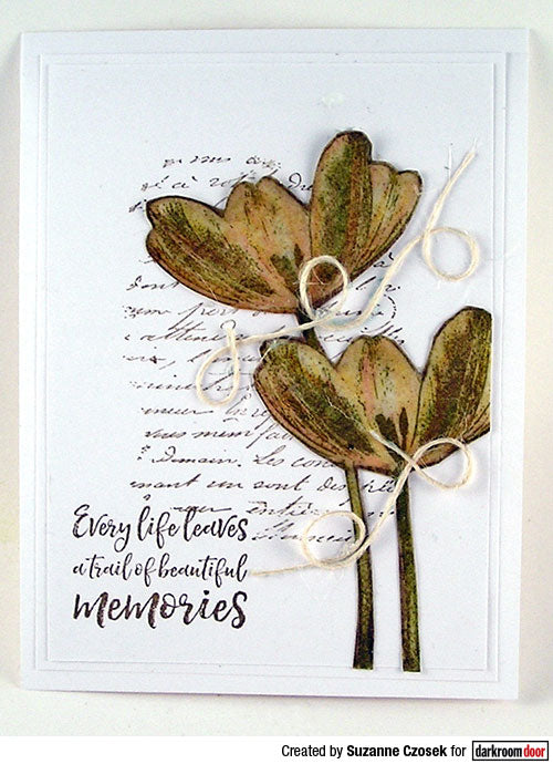 COLLAGE STAMP - TIMELESS TULIPS BY DARKROOM DOOR