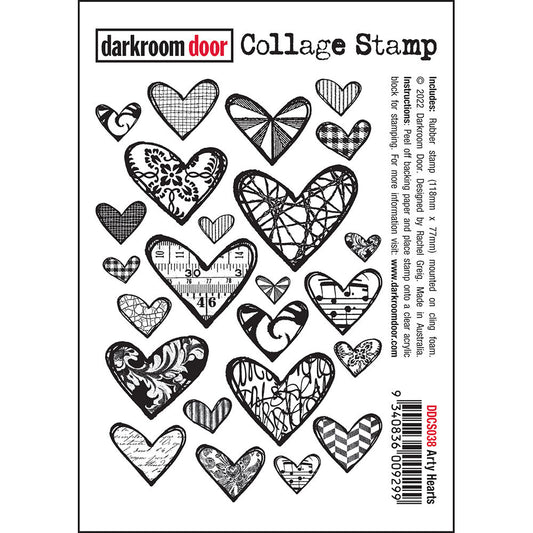 ARTY HEARTS COLLAGE STAMP - DARKROOM DOOR