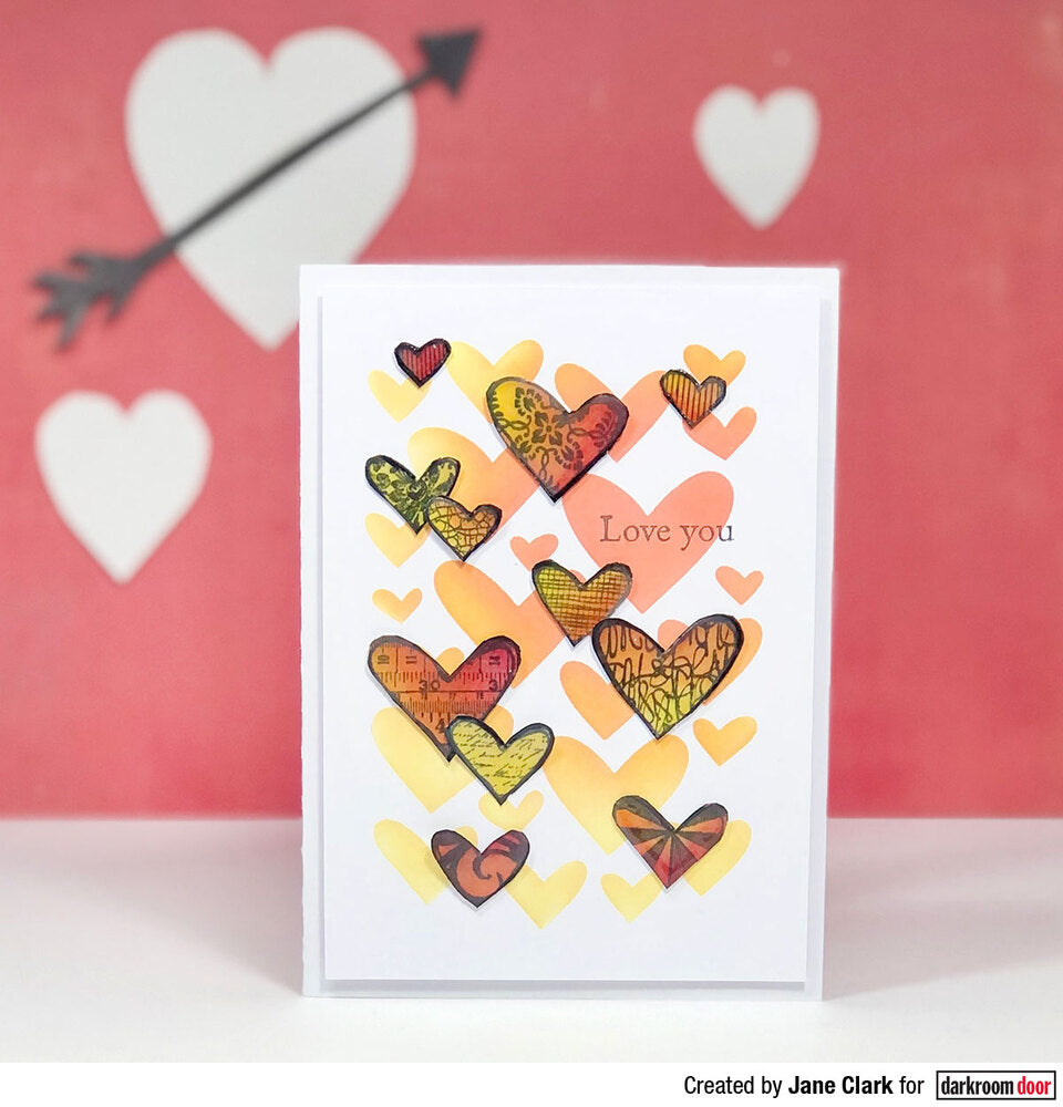 ARTY HEARTS COLLAGE STAMP - DARKROOM DOOR